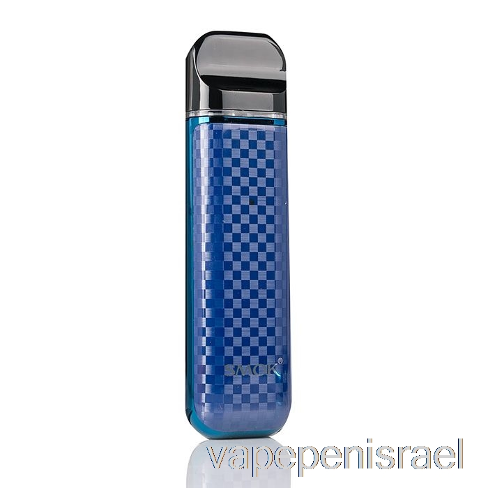 חד פעמי Vape Israel Smok Novo 2 25w Pod System סיבי פחמן כחולים